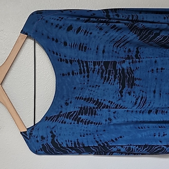 Bryn Walker Lagenlook Jersey Knit Tie-Dye Tunic Top - Picture 8 of 9